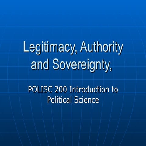 Introduction to political science1