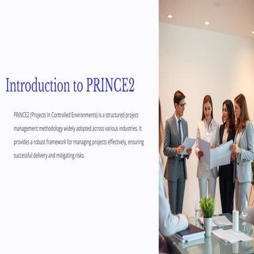 Introduction to PRojects IN Controlled Environments