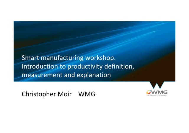 Introduction to Productivity 
