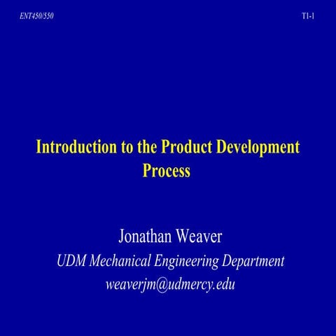 Comprehensive Overview of the Product Development Process in ...