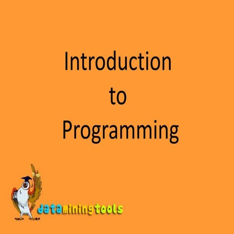 Introduction To Programming in Matlab | PPT