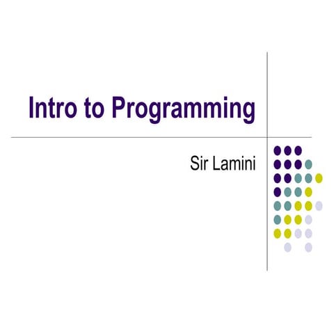 introduction to programming using scratch.ppt