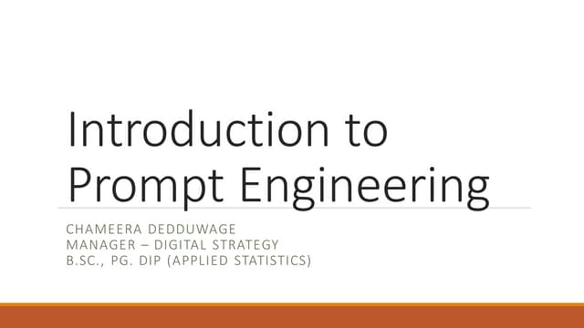 Introduction To Prompt Engineering Focusing On Chatgpt Pdf Introduction To Prompt Engineering Focusing On Chatgpt Pdf