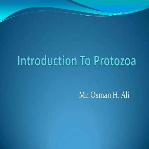 introduction to protozoa.pptx medical parasitology
