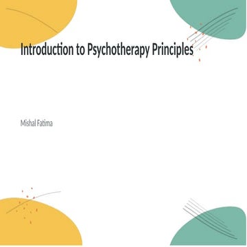 How To Choose The Right Therapist For You? | Solh Wellness | PDF