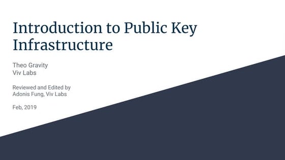 public key infrastructure | PPT