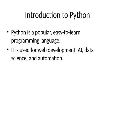 Comprehensive Introduction to Python Programming and Its Applications ...