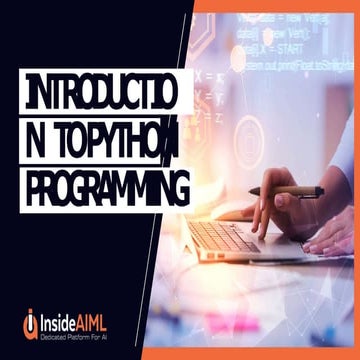 Introduction to Python Programming | PPT