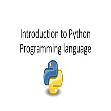 Benefits of python programming