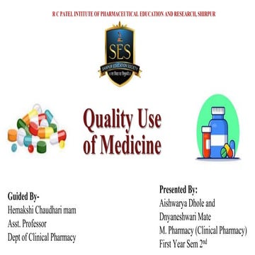 Introduction to Quality use of medicine.pptx