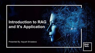 Introduction to RAG (Retrieval Augmented Generation) and its application