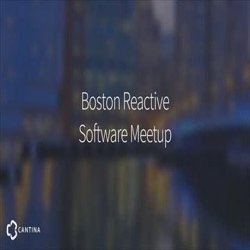 Introduction to Reactive