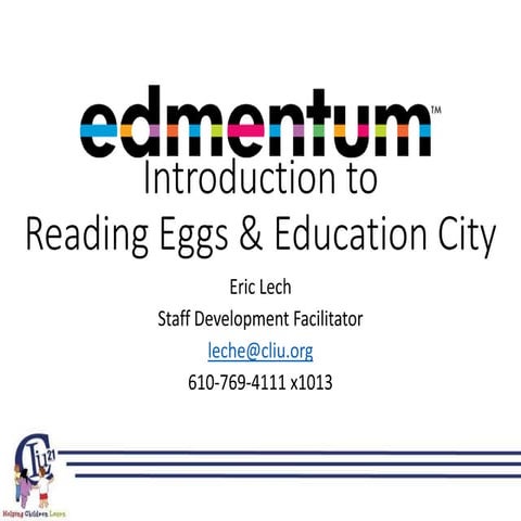 Introduction to Reading Eggs & Education City Math
