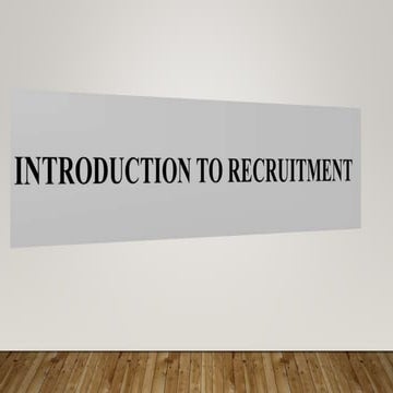 Introduction to Recruitment and employees management.pptx