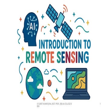 Introduction to Remote Sensing HVTDYHKBYUVTYDD | PPTX