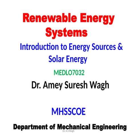 INTRODUCTION TO RENEWABLE ENERGY visual data 6