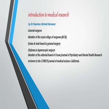 Introduction to research | PPT
