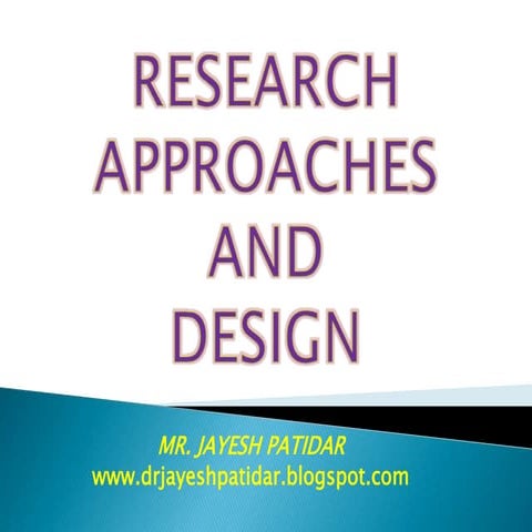 Introduction to research design