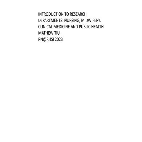 What is research, proponents of research, importance of research | PPTX