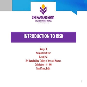 INTRODUCTION TO RISK and Types of Risk(IM06).pptx
