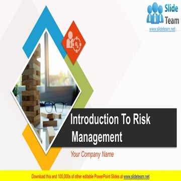 Introduction To Risk Management PowerPoint Presentation Slides