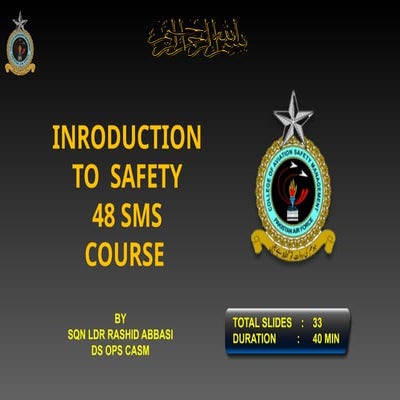 Introduction to Safety as per ICAO .pptx