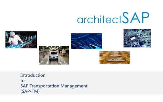 Quick Walk Through -SAP Transportation Management.How It Is Beneficial?