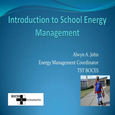Introduction to School Energy Management