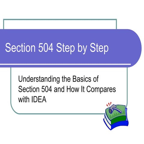 Section 504 | PPT