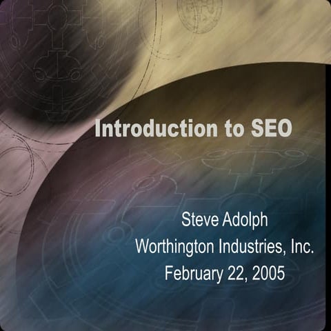 Introduction To Seo