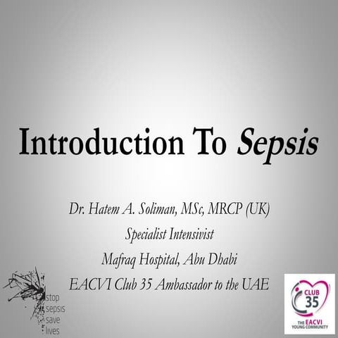 Introduction to Sepsis
