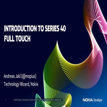 Introduction to Nokia Asha Touch UI
