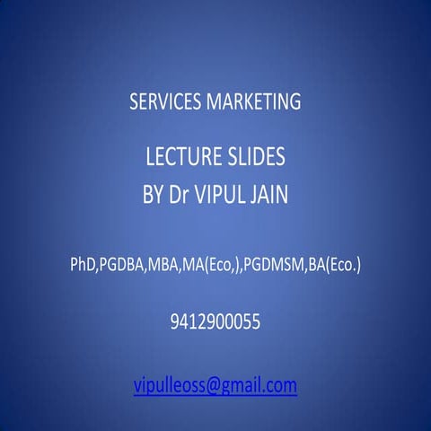 Introduction to services