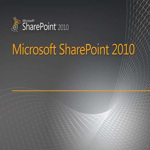 Introductiontosharepoint2010