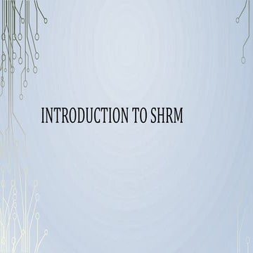 introduction to SHRM.pptx