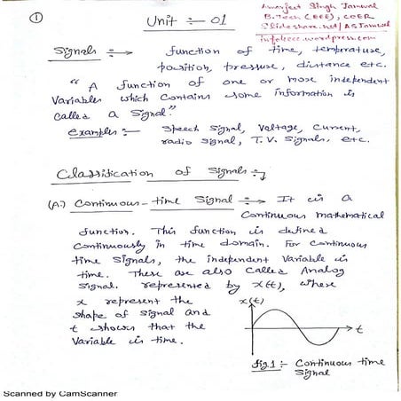 Introduction to Signal and Systems