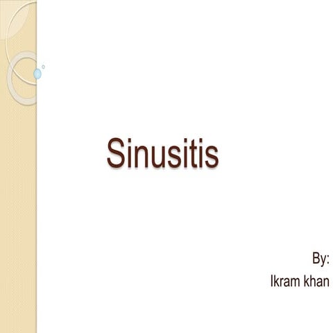Introduction to sinus