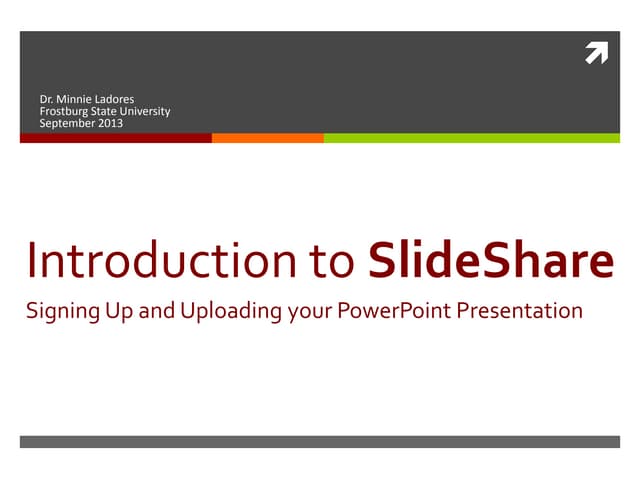 Introduction to slideshare 2013