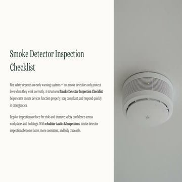 Monthly Fire Extinguisher Inspection Checklist with eAuditor Audits and ...