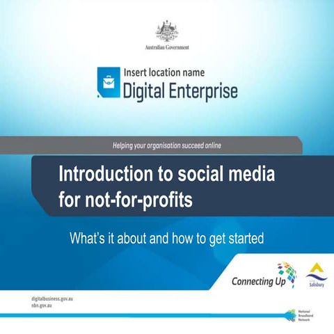 Introduction to Social Media for Not-for-Profits