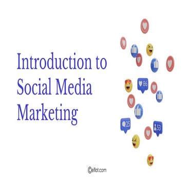 Introduction to Social Media Marketing  | Eflot