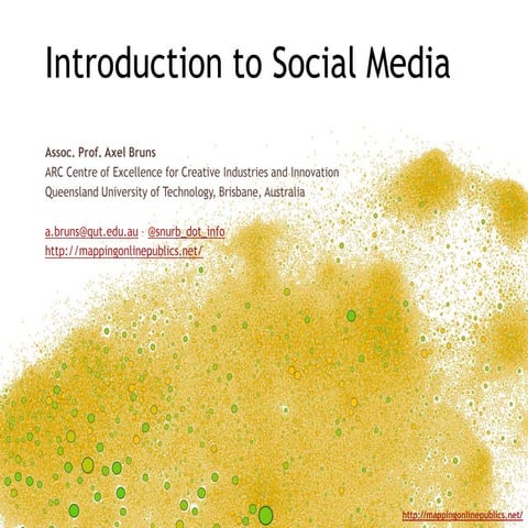 Introduction to Social Media (Week 3)