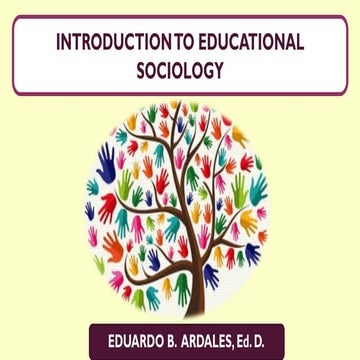 Introduction to sociology of education