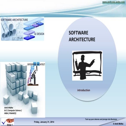 INTRODUCTION TO SOFTWARE ARCHITECTURE-TRAINING WORKSHOP