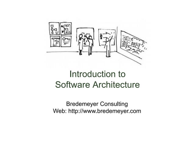 Introduction to Software Architecture