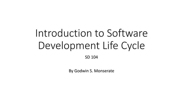 Introduction to Software Development Life Cycle.pptx