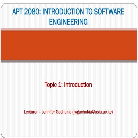 Introduction to Software Engineering.pptx