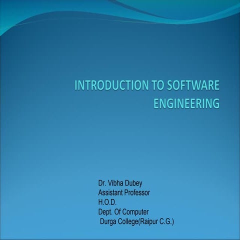 Comprehensive Introduction to Software Engineering Principles and ...