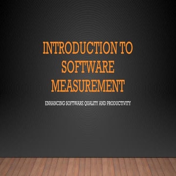 Introduction to Software Measurement(1).pptx