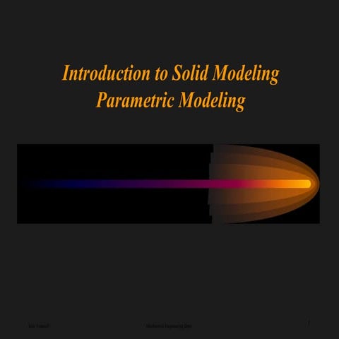 Introduction to solid modeling
